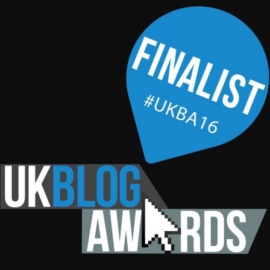 UK Blog Awards Finalist!